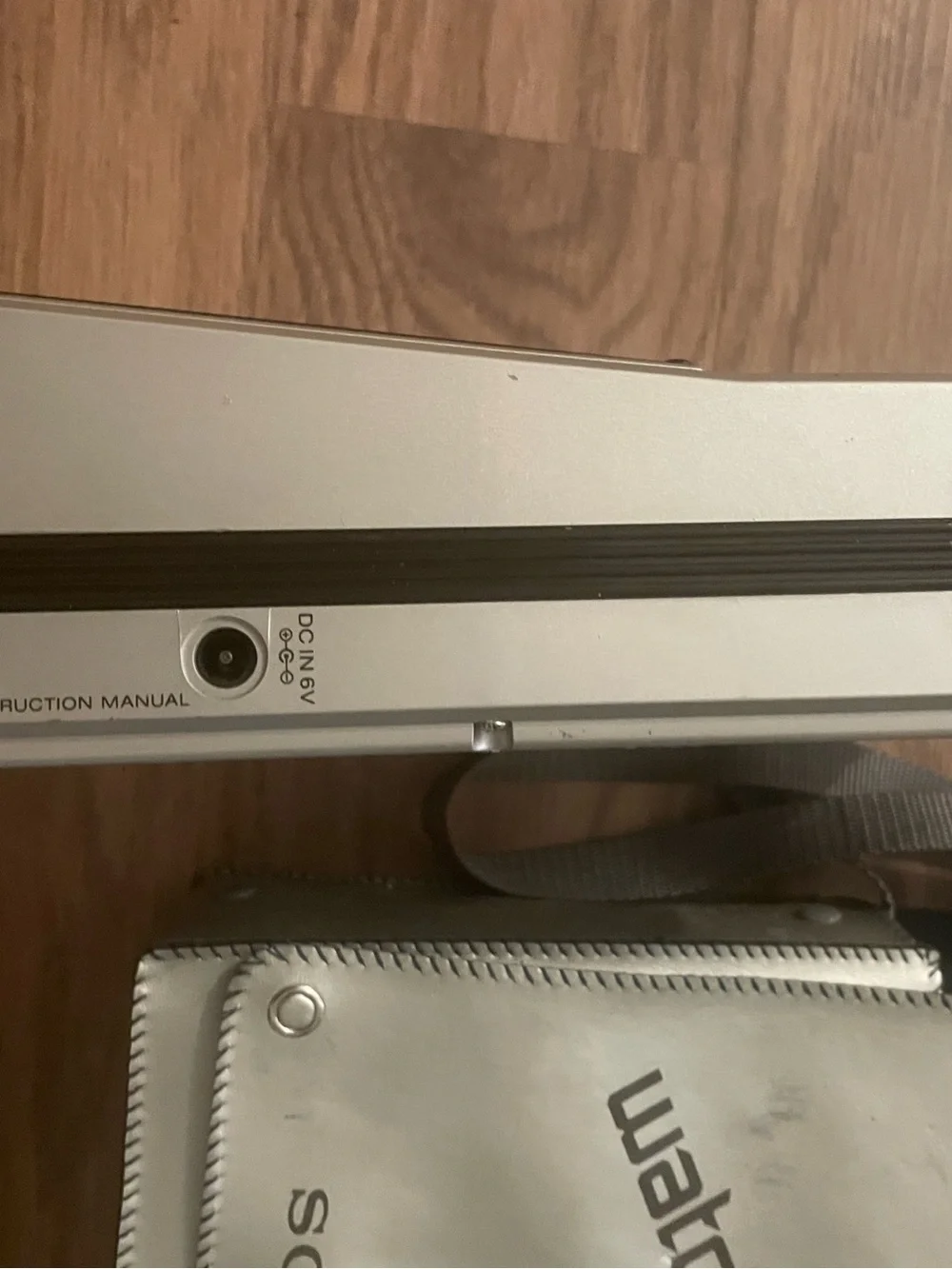Sony Watchman Portable TV in Silver with Gray Strap